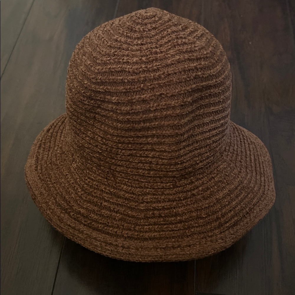 Womens NWT Fashion Nova On A Vibe Bucket Hat - Chocolate